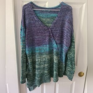 PrAna asymmetrical sweater Large